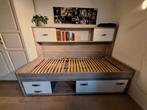 Bed - Eenpersoons, Ophalen, Overige materialen, 90 cm, Zo goed als nieuw