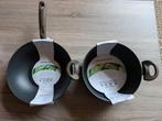 Green Ray wok en casserole . Nieuw! Ook per stuk te koop., Ophalen of Verzenden, Keramische plaat, Wok, Nieuw
