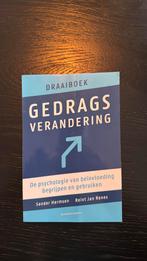Reint Jan Renes - Draaiboek gedragsverandering, Boeken, Verzenden, Zo goed als nieuw, Reint Jan Renes; Sander Hermsen