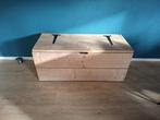 Opbergkist steigerhout op wieltjes, Ophalen, Minder dan 50 cm, 100 tot 150 cm, 50 tot 75 cm