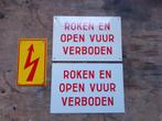 Metalen Waarschuwing Borden, Huis en Inrichting, Ophalen of Verzenden