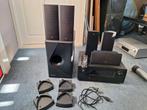Infinity boxen 1 groot en 5 klein en denon reciever, Audio, Tv en Foto, Home Cinema-sets, 70 watt of meer, Zo goed als nieuw, Overige spelers