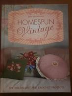 Homespun Vintage: Breien & Haken Projecten Nieuw, Ophalen of Verzenden, Nieuw, Breien en Haken, Jane Crowfoot