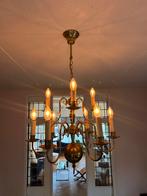 Antieke kroonluchter met 8 armen, Huis en Inrichting, Lampen | Kroonluchters, Ophalen, Gebruikt, Metaal