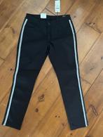 Parami stretchbroek zwart met glitterband langs pijpen 44/30, Parami, Zwart, Maat 42/44 (L), Nieuw