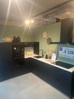 Showroomkeuken Easytouch zwart, Ophalen, Zwart, Hoekkeuken, Kunststof