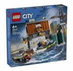 LEGO CITY -Politiespeedboot en boevenschuilplaats (60417), Ophalen, Nieuw, Complete set, Lego