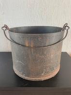 Ijzeren emmer gebruikt voor kachel hout 42cm doorsnee 32cm h, Huis en Inrichting, Ophalen, Zo goed als nieuw