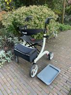 Nitro drive witte rollator + gratis accessoires+wandelstok, Diversen, Rollators, Ophalen, Opvouwbaar, Gebruikt