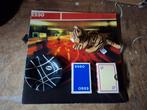 Vintage Esso vinyl plaat, kaartspellen asbak en knuffeltje, Ophalen of Verzenden, Gebruikt, Gebruiksvoorwerp
