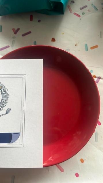 Iitala teema gebaksbordjes rood beschikbaar voor biedingen