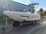 Aquamar first consoleboot met 60pk Johnson te koop, Watersport en Boten, Motorboten en Motorjachten, Ophalen, Gebruikt, 50 pk of meer
