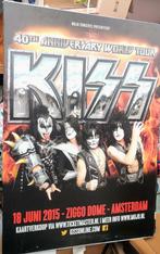 Kiss concert poster billboard geen lp 2015, Ophalen, Zo goed als nieuw, Poster, Artwork of Schilderij