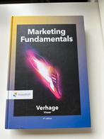 Marketing Fundamentals - Verhage, Boeken, Verhage, Ophalen of Verzenden, Zo goed als nieuw, Economie en Marketing