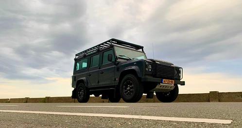 Land Rover Defender 110 2.4 D SW X-tech 2008 Zwart, Auto's, Land Rover, Particulier, 4x4, ABS, Achteruitrijcamera, Airconditioning