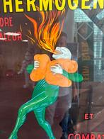 LE THERMOGENE oude reclame poster, Ophalen, A1 t/m A3, Reclame, Rechthoekig Staand