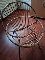 Vintage ROTAN STOEL, Ophalen, Gebruikt, Bruin, Eén