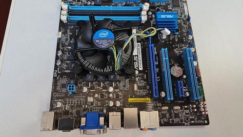Moederbord Asus P7H55E i3-550 3.20 Ghz, Computers en Software, Moederborden, Gebruikt, Intel, DDR3, Ophalen of Verzenden