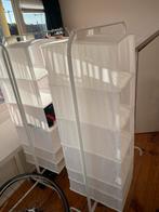 GRATIS: 3 kledingrekken met hoezen/laatjes, Huis en Inrichting, Kasten | Kledingkasten, Ophalen, 100 tot 150 cm, Zo goed als nieuw