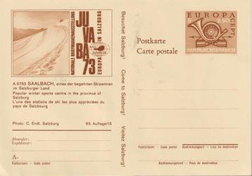 Oostenrijk 1973 Postzegel EXPO Saalbach kaart S208 beschikbaar voor biedingen