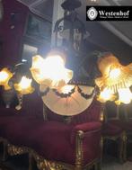 Art deco lamp antiek kroonluchter glas goud messing brons, Huis en Inrichting, Lampen | Kroonluchters, Ophalen of Verzenden, Nieuw