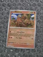 Pokéball Heatmor 019/086 White Flare Scarlet & Violet WHT, Ophalen of Verzenden, Zo goed als nieuw, Losse kaart, Foil