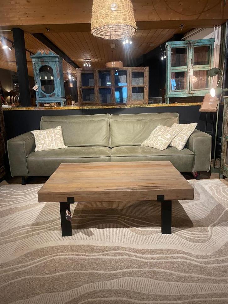 Bank Solution, Huis en Inrichting, Banken | Bankstellen, Nieuw, Rechte bank, Vierpersoons of meer, 200 tot 250 cm, Leer, Ophalen of Verzenden