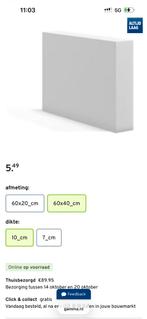 Cellenbeton blokken 60x40x10 & lijm 3 zakken, Doe-het-zelf en Verbouw, Metselstenen, Ophalen of Verzenden, Nieuw, Overige typen