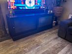 Ikea Havsta houten tv meubel (zwart), Huis en Inrichting, Ophalen, Minder dan 100 cm, 25 tot 50 cm, Glas