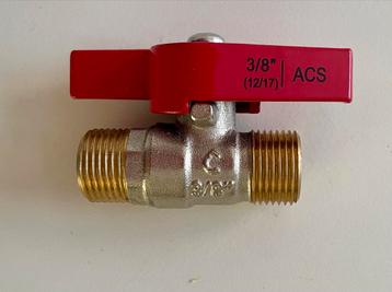 3/8" Kogelafsluiter - Nieuw! beschikbaar voor biedingen