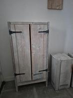 Stijgerhouten kastje - 60x120x32 cm, Ophalen, Met deur(en), 100 tot 150 cm, 50 tot 100 cm