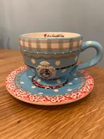 Leuke kop en schotel - Viva La Vida, Gebruikt, Ophalen of Verzenden, Overige stijlen, Kop(pen) en/of Schotel(s)