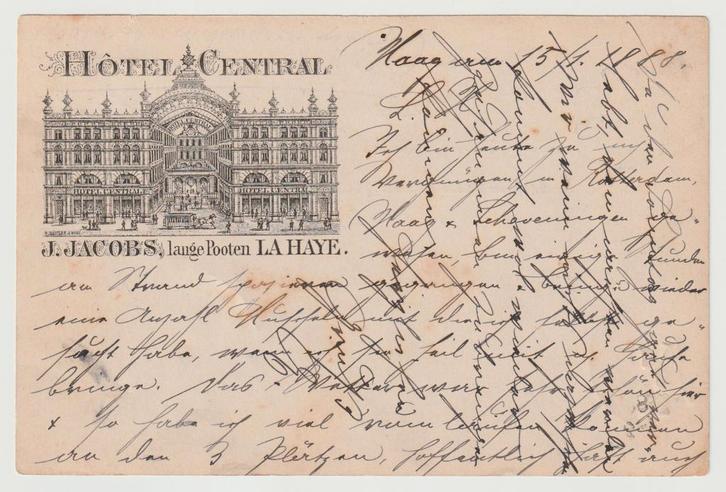 Particulier bedrukte briefkaart HTC4 's-Gravenhage, Postzegels en Munten, Brieven en Enveloppen | Nederland, Briefkaart, Ophalen of Verzenden