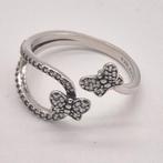 Pandora Zilveren Vlinder Ring - Maat 19, Sieraden, Tassen en Uiterlijk, Ringen, Verzenden, 19 tot 20, Zo goed als nieuw, Dame