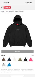 Supreme Box Logo Hoodie - Black - L, Kleding | Heren, Truien en Vesten, Ophalen of Verzenden, Zo goed als nieuw