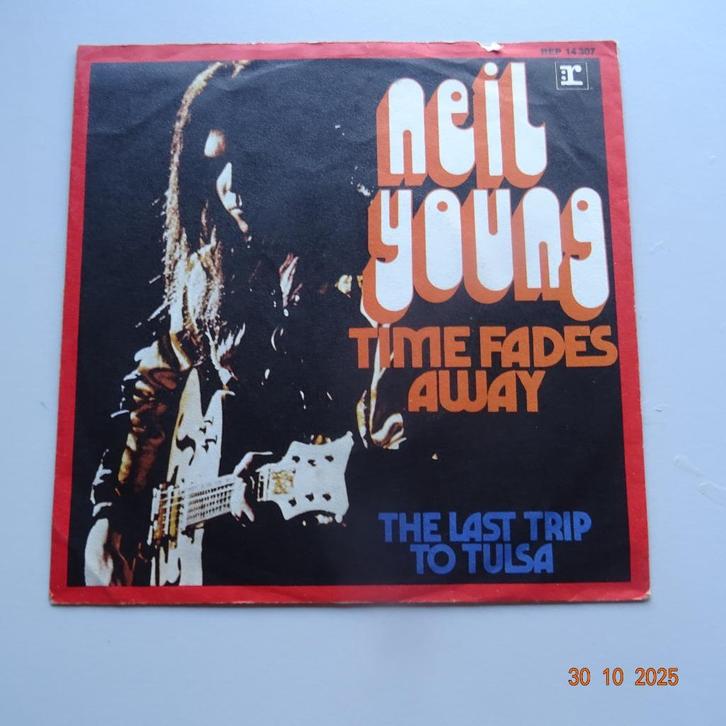Neil Young - Time fades away, Cd's en Dvd's, Vinyl Singles, Gebruikt, Single, Pop, 7 inch, Verzenden