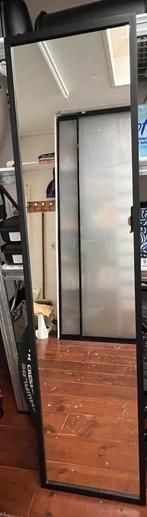 Ikea spiegel 40x160. Zwarte lijst, Minder dan 50 cm, Ophalen of Verzenden, Zo goed als nieuw, 150 tot 200 cm