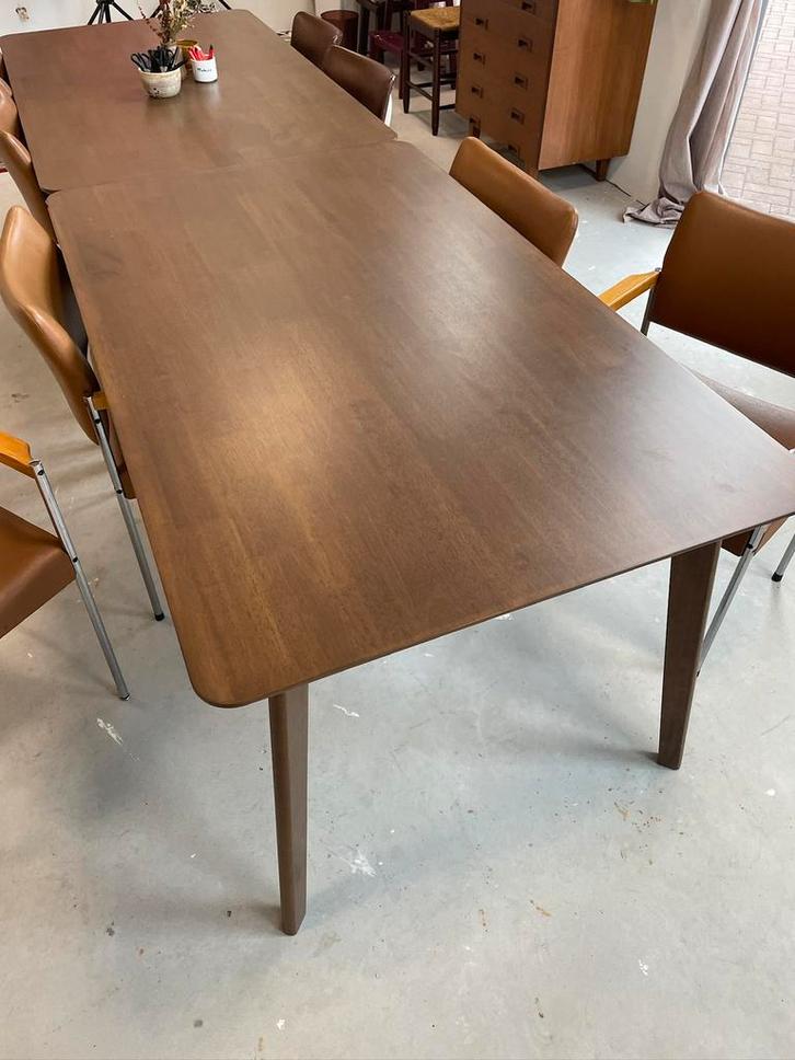 Houten Eettafel (150x90 cm) Kerhen Sklum, Huis en Inrichting, Tafels | Eettafels, Zo goed als nieuw, 50 tot 100 cm, 200 cm of meer