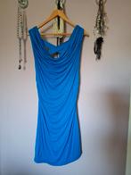 viscose jurkje van MADE IN ITALIË maat 40, Kleding | Dames, Maat 38/40 (M), Blauw, Ophalen of Verzenden, Knielengte