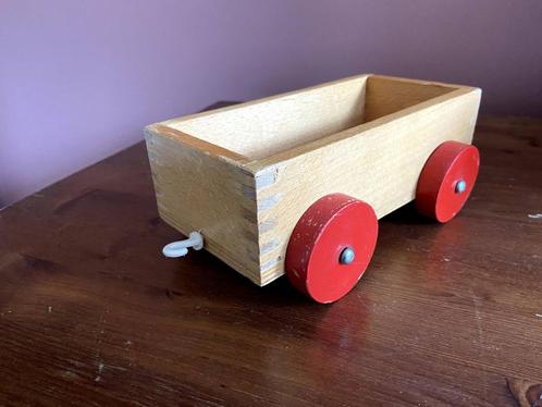 Houten trek kar, Antiek en Kunst, Antiek | Speelgoed, Ophalen of Verzenden