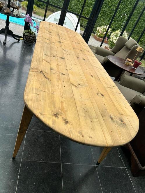 Fantastische extra lange grenen tafel, Huis en Inrichting, Tafels | Eettafels, Zo goed als nieuw, 50 tot 100 cm, 200 cm of meer