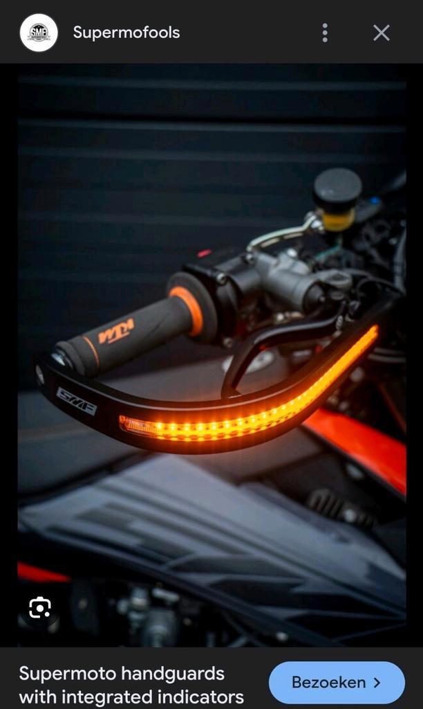 Supermofools handguards met dynamische knipperlichten, Motoren, Tuning en Styling, Ophalen