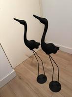 2 metalen vogels, Huis en Inrichting, Woonaccessoires | Overige, Ophalen, Zo goed als nieuw