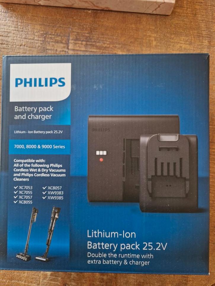 Philips Accu Pack & Oplader 25.2V - 7000, 8000, 9000 Serie, Witgoed en Apparatuur, Stofzuigers, Nieuw, Overige typen, Ophalen of Verzenden