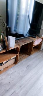 TV meubel van houten kratten, Zo goed als nieuw, Minder dan 100 cm, 25 tot 50 cm, 50 tot 100 cm