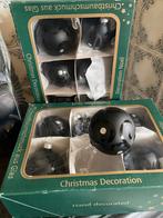11 x Glazen kerstbal zwart, Diversen, Ophalen of Verzenden, Zo goed als nieuw