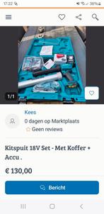 Makita kitspuit 18v, Ophalen of Verzenden, Zo goed als nieuw