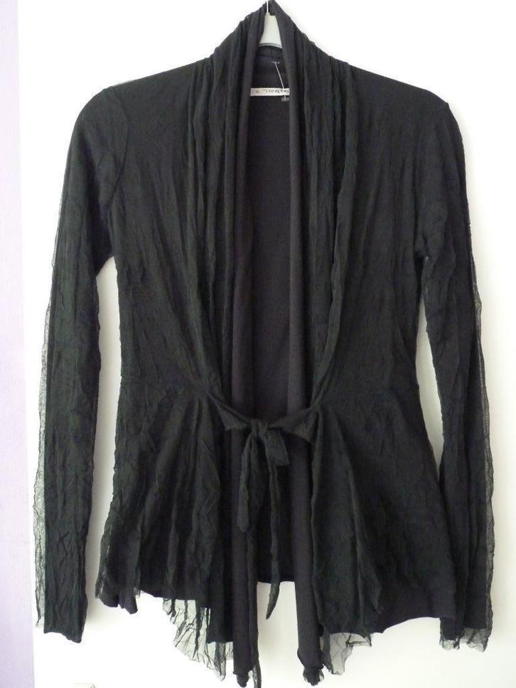 CORA KEMPERMAN vest/jasje nieuw! m.S, Kleding | Dames, Tops, Nieuw, Maat 36 (S), Zwart, Lange mouw, Verzenden