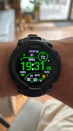 Garmin Instinct 3 Amoled 45mm, Zwart, Ophalen of Verzenden, Zo goed als nieuw, Waterdicht