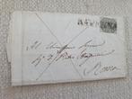Italië brief 6 baj 1855 rode zegel kardinaal van Ravenna, Ophalen of Verzenden